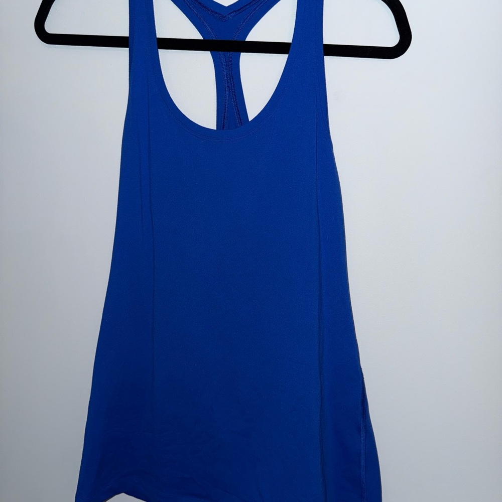 Lululemon Athletica Vibrant Blue Tank Top